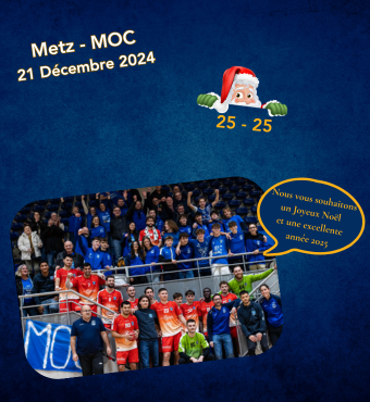 1er match retour de notre équipe 1 Samedi 21 Décembre 2024