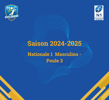 Saison 2024/2025 – Nationale 1 – Poule 3