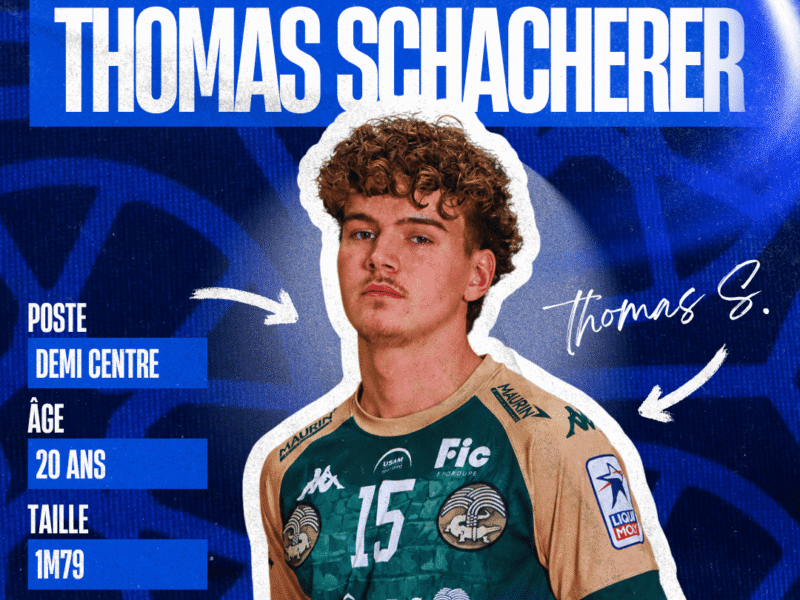 Le mercato 2026/2027 est se poursuit avec l’arrivée de Thomas SCHACHERER !