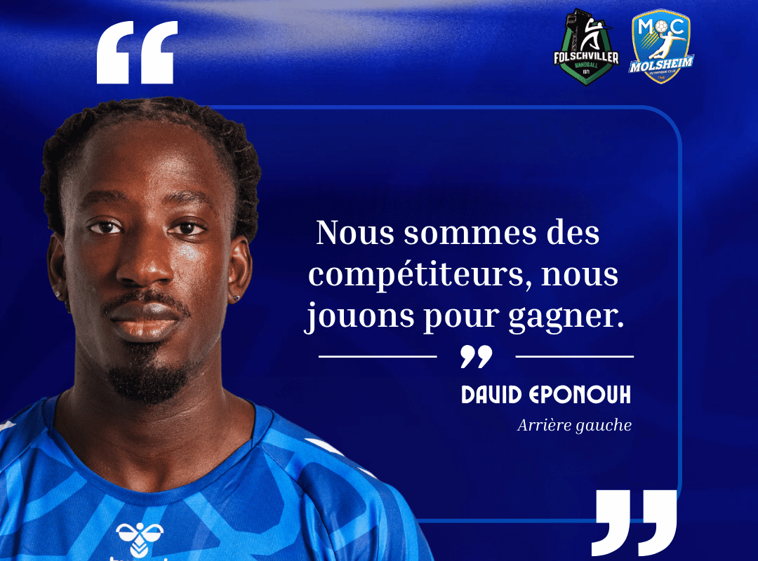 David Eponouh avant Folschviller : « Nous sommes des compétiteurs, nous jouons pour gagner »