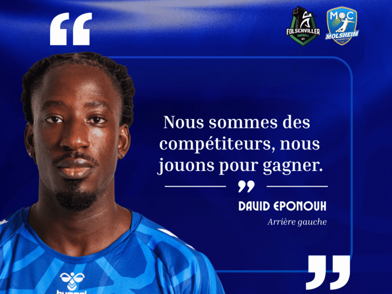 David Eponouh avant Folschviller : « Nous sommes des compétiteurs, nous jouons pour gagner »